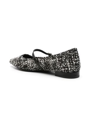 Black tweed Icaro ballet flats ROBERTO FESTA | ICARONERO